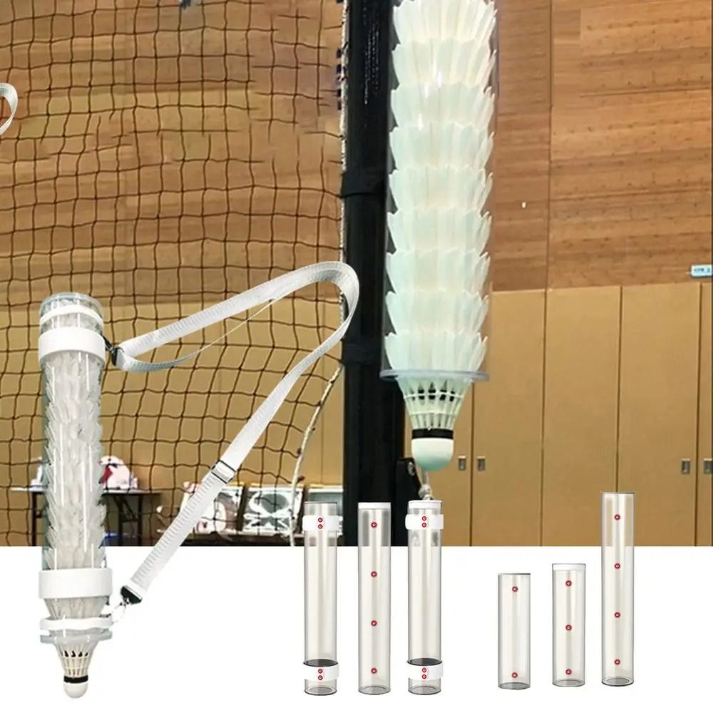 Badminton Shuttlecock - Magnetische buis Badmintoncilinder Shuttles Opbergbuis Badmintonballenhouder