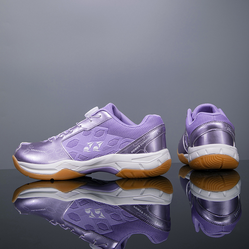 Badminton Shoes Men - Lichtgewicht, ademende badmintonschoenen met draaibare gesp,