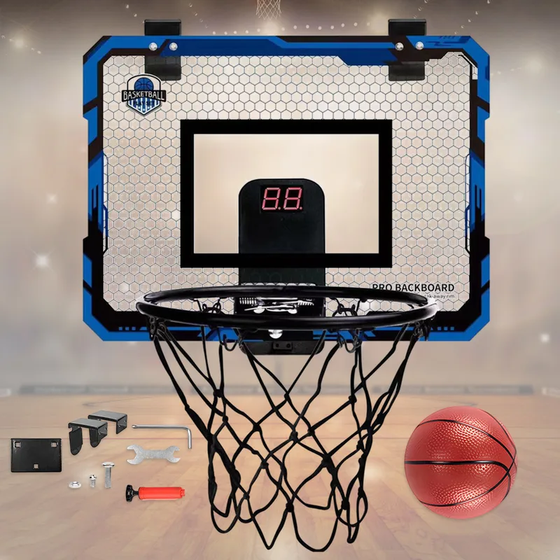 Scoreboard Digital - Mini-basketbalring voor kinderen met elektronisch scorebord