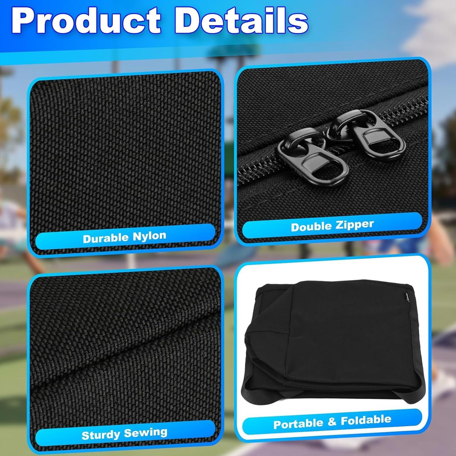 Opvouwbare netzak voor pickleb - Badminton Bag recensie en prijs
