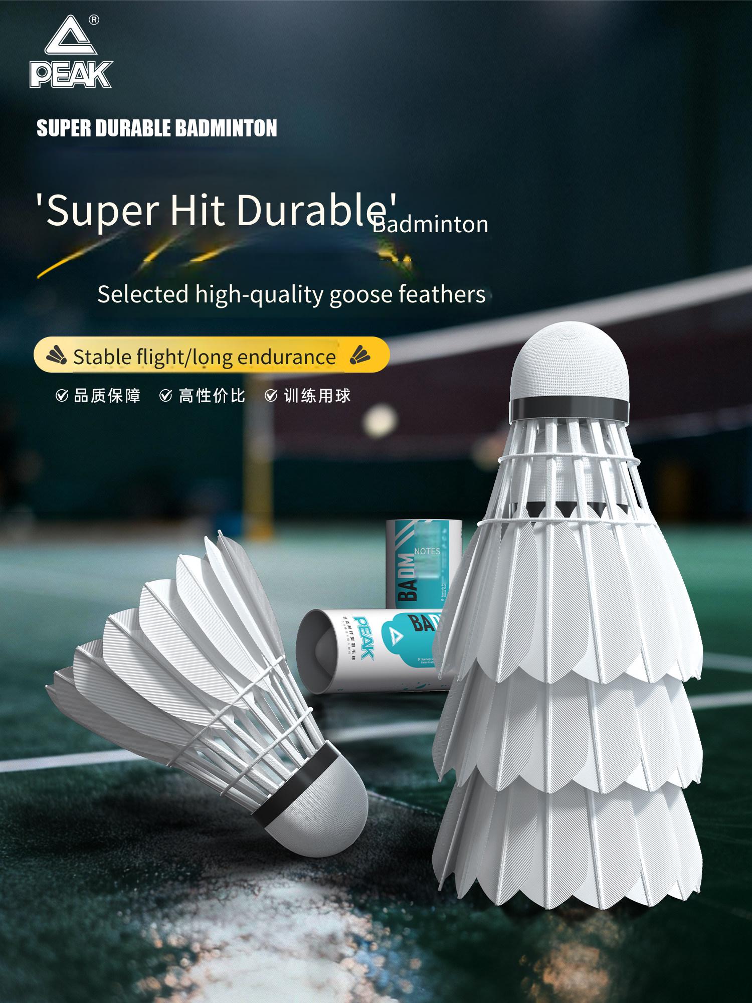 PEAK Ganzenveren Badminton Off - Feather Shuttlecock recensie en prijs