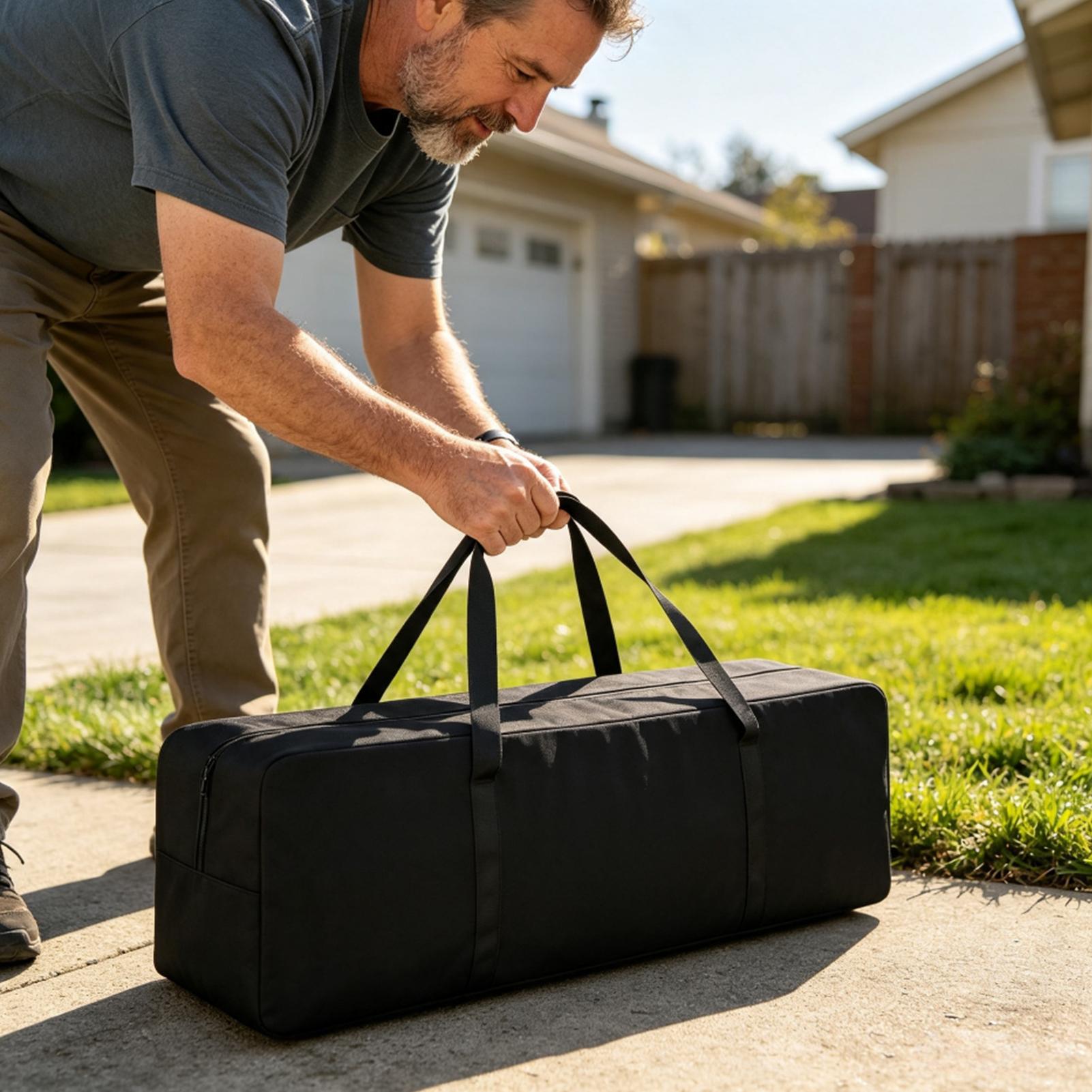 Opvouwbare sporttas met rits v - Badminton Bag recensie en prijs