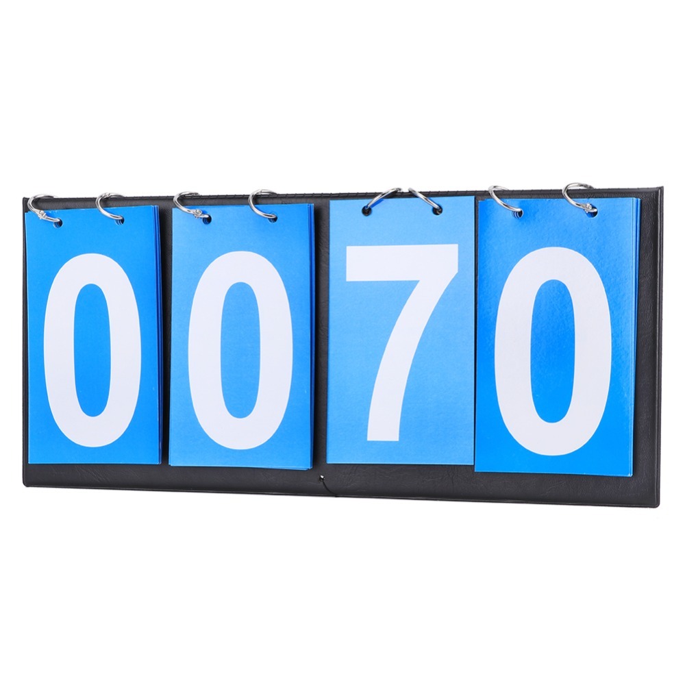 Draagbaar blauw 4-cijferig sco - Scoreboard Digital recensie en prijs