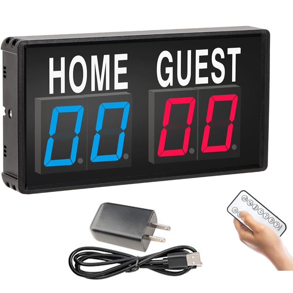 Draagbaar 4-cijferig LED-score - Scoreboard Digital recensie en prijs