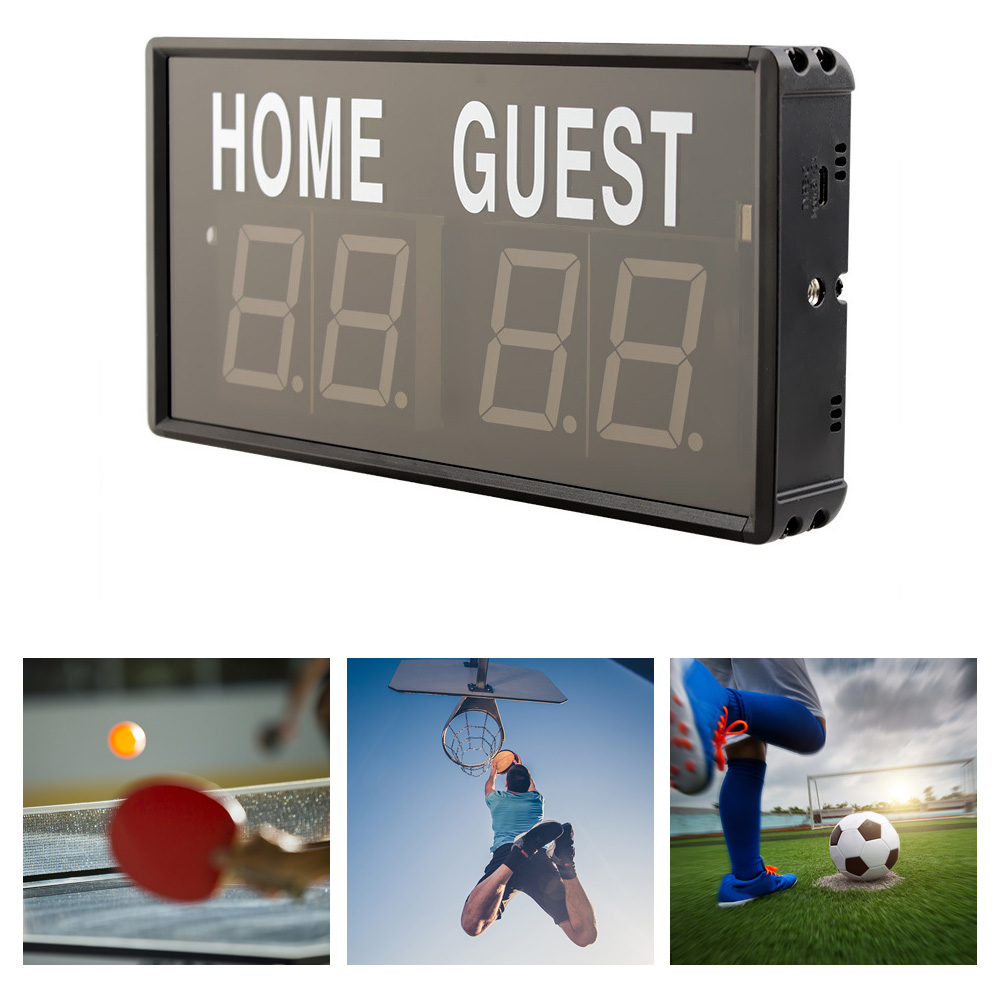 Draagbaar 4-cijferig LED-score - Scoreboard Digital recensie en prijs