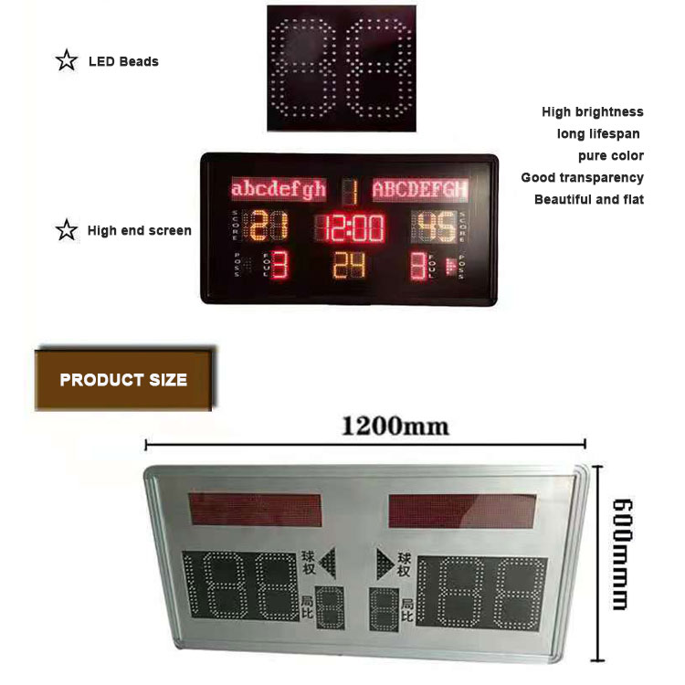 1200×600mm Indoor Mini LED Mul - Scoreboard Digital recensie en prijs